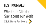 Testimonials - What our Clients Say about our Work